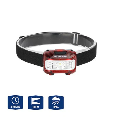 3AAA LED HUVUDLAMPA