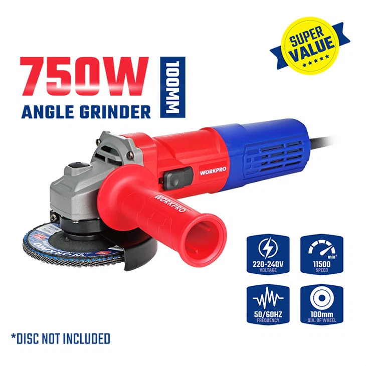 750W 100 mm vinkelkvarn